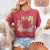 I Will Praise Him in Every Season T-Shirt – Comfort Colors Christian Tee with Floral Cross