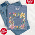 I Will Praise Him in Every Season T-Shirt – Comfort Colors Christian Tee with Floral Cross