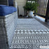 Alfombra para exteriores en blanco y negro de Imboden