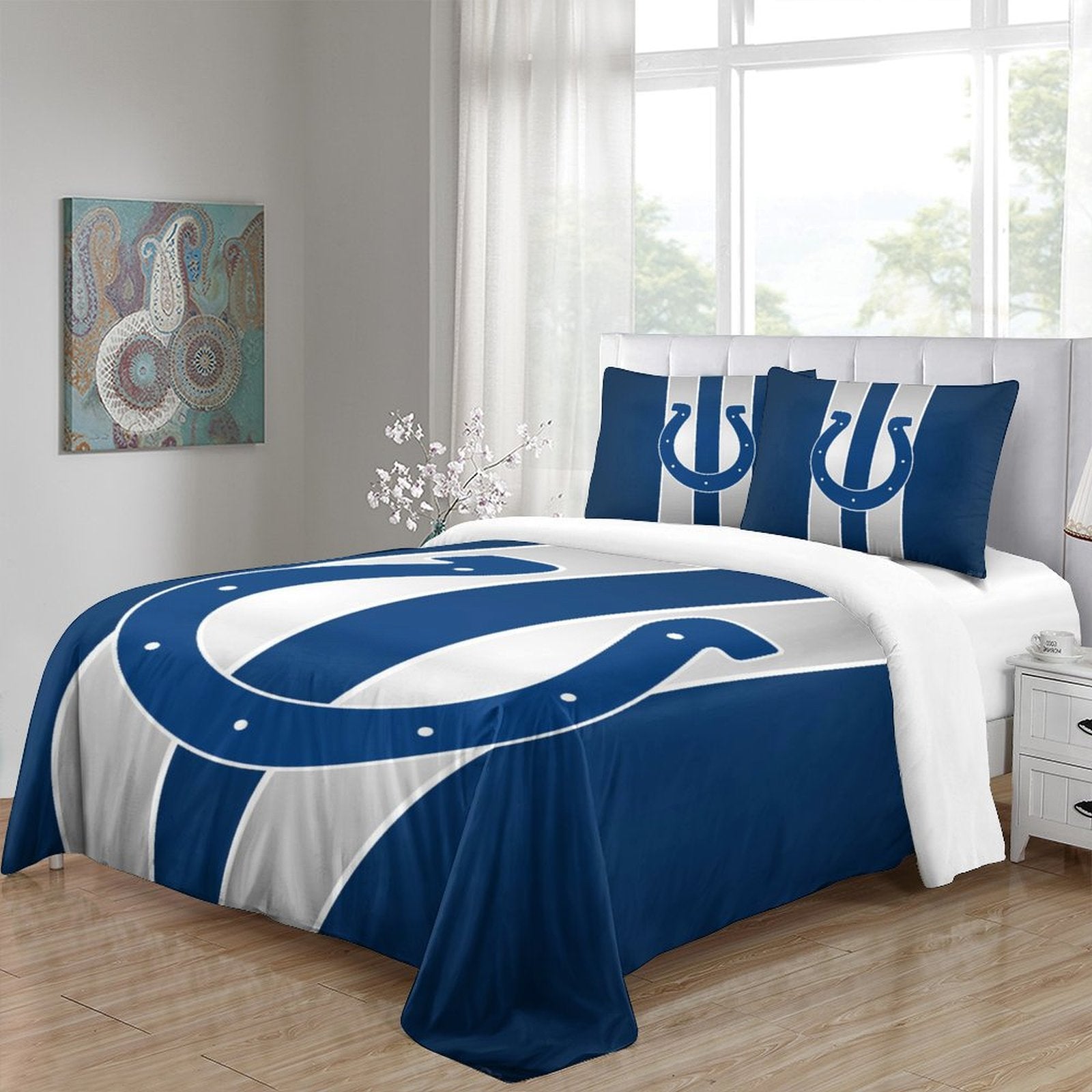 Indianapolis Colts Bedding Set Duvet Cover Without Filler