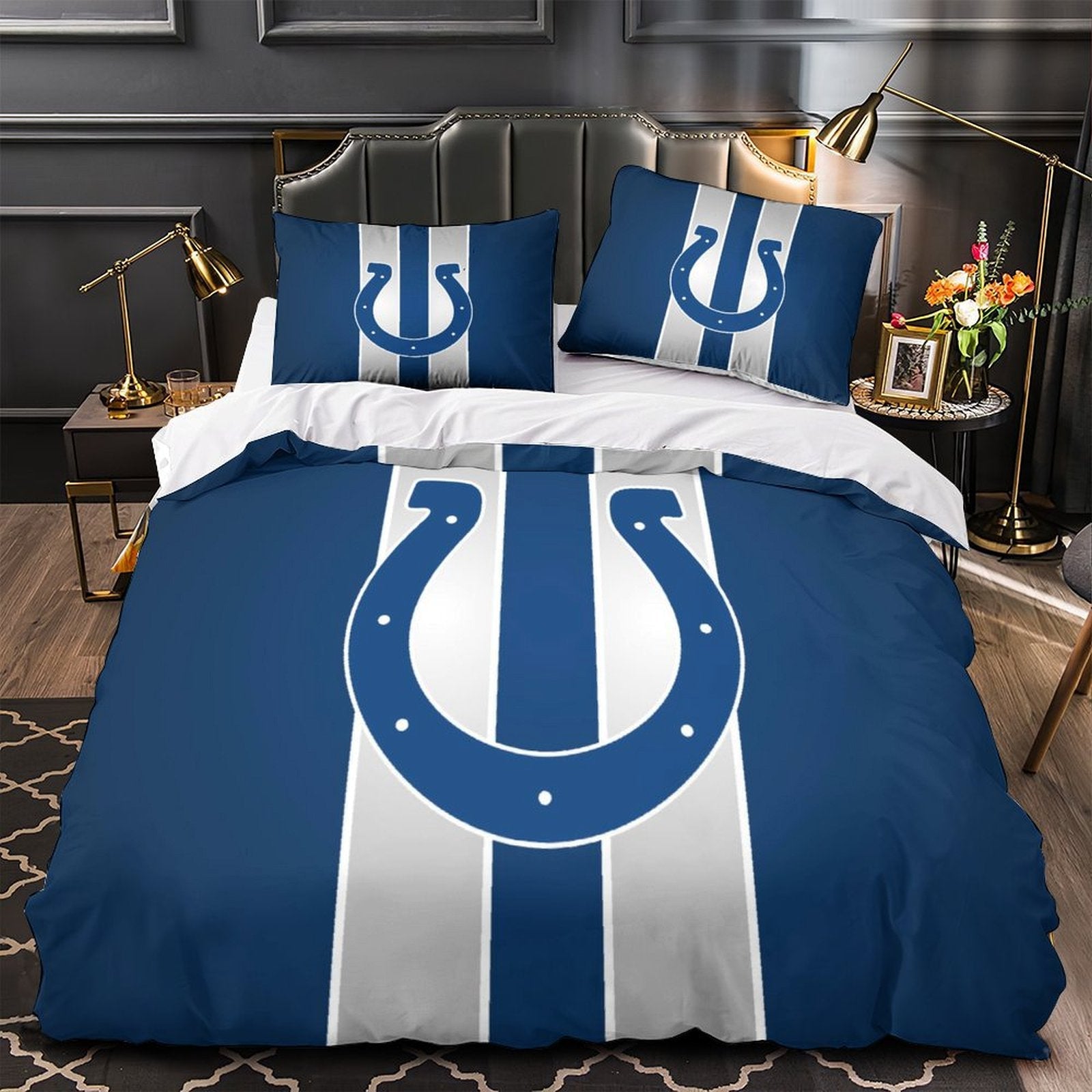 Indianapolis Colts Bedding Set Duvet Cover Without Filler