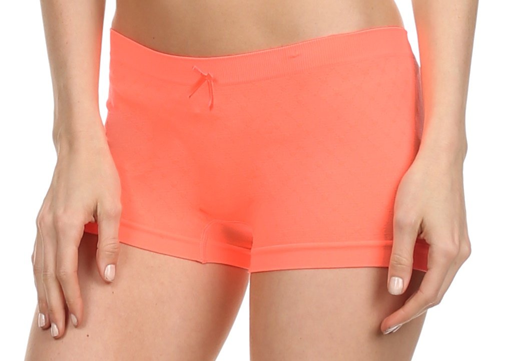 Braguitas Sakkas elásticas sin costuras para mujer (paquete de 6)