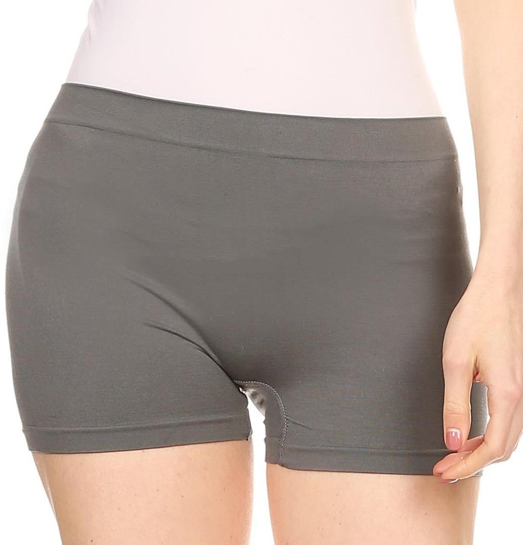 Braguitas Sakkas elásticas sin costuras para mujer (paquete de 6)