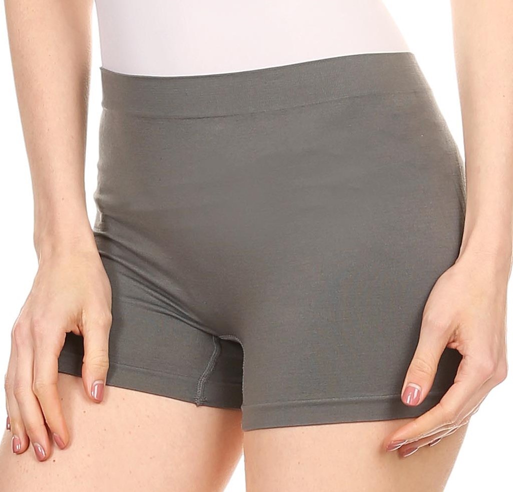 Braguitas Sakkas elásticas sin costuras para mujer (paquete de 6)