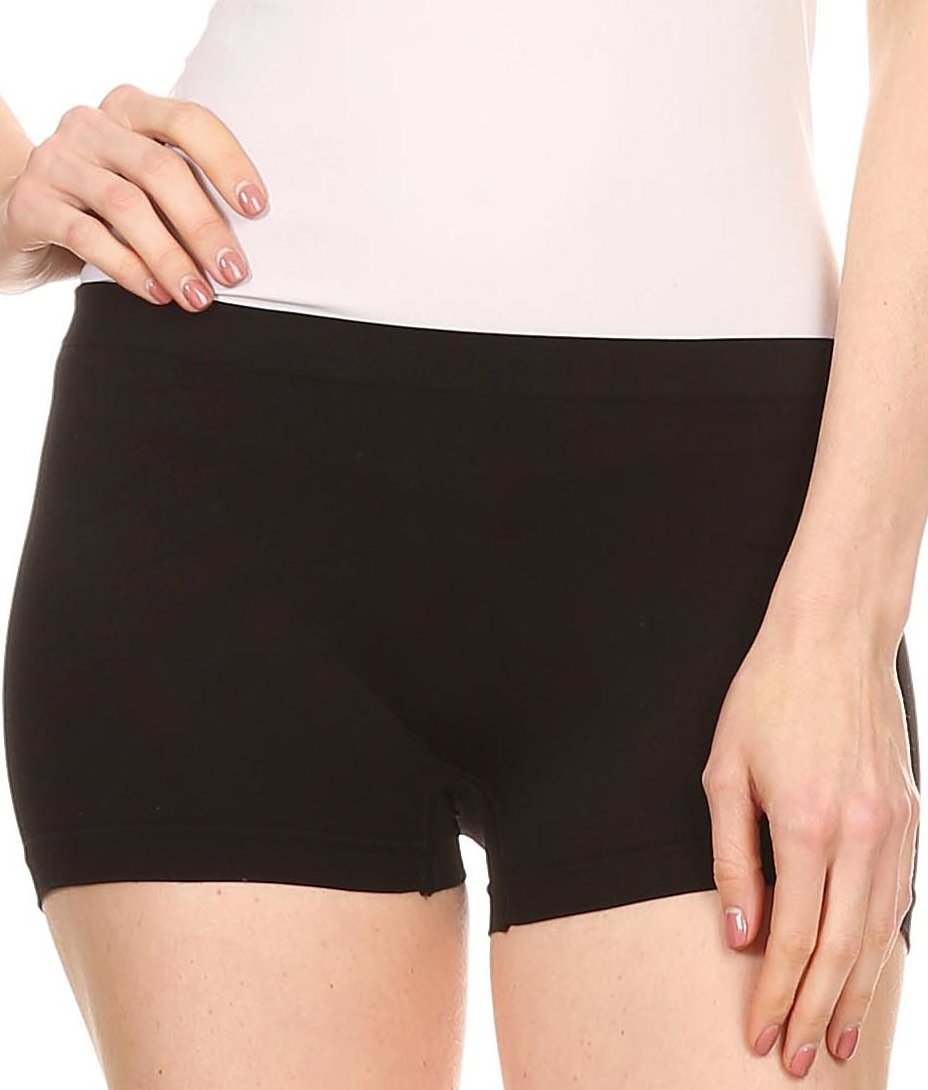 Braguitas Sakkas elásticas sin costuras para mujer (paquete de 6)
