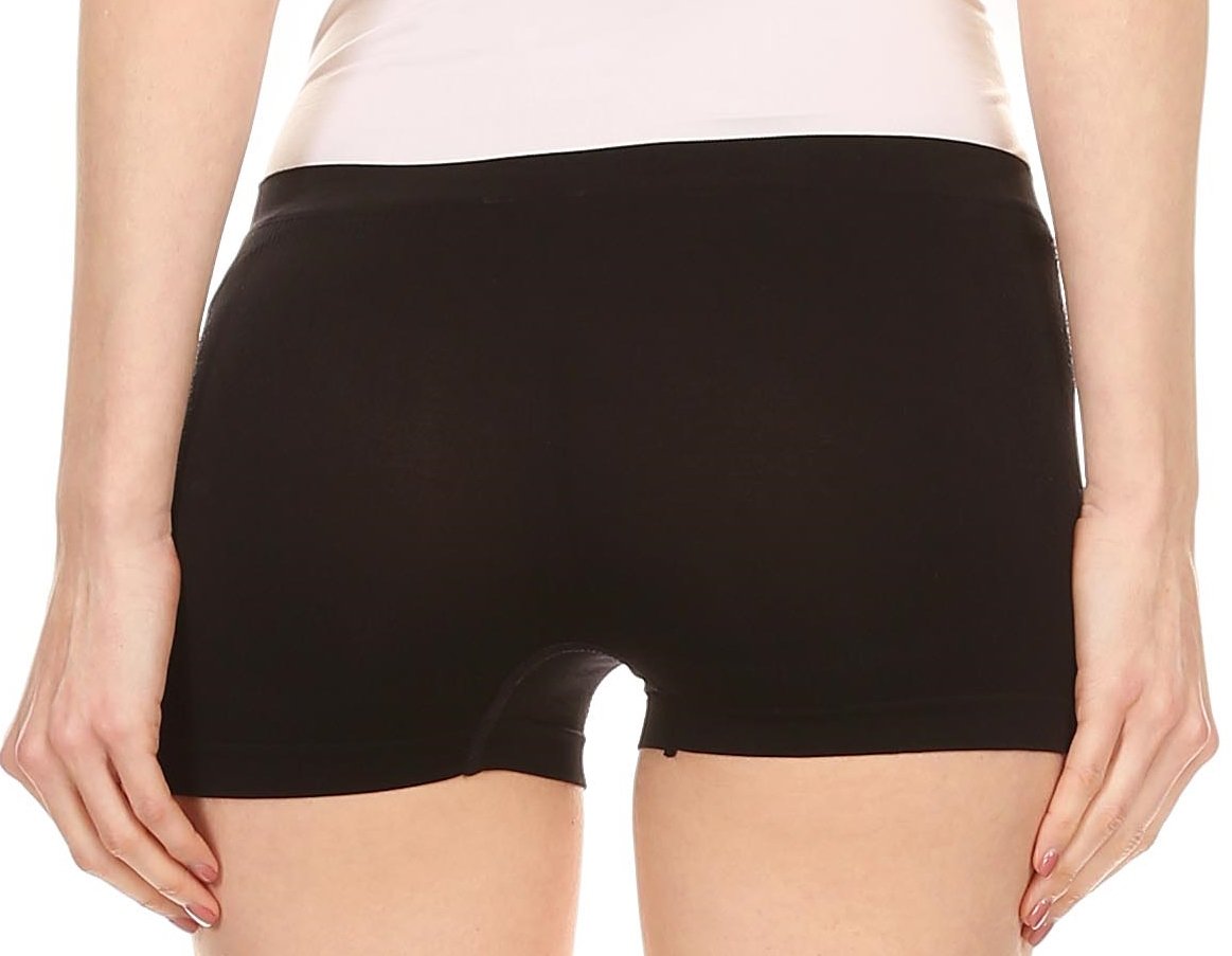 Braguitas Sakkas elásticas sin costuras para mujer (paquete de 6)