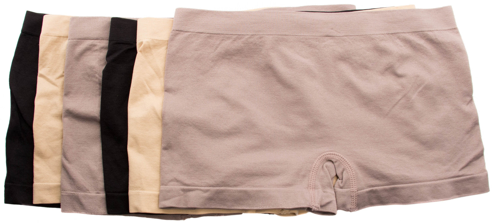 Braguitas Sakkas elásticas sin costuras para mujer (paquete de 6)