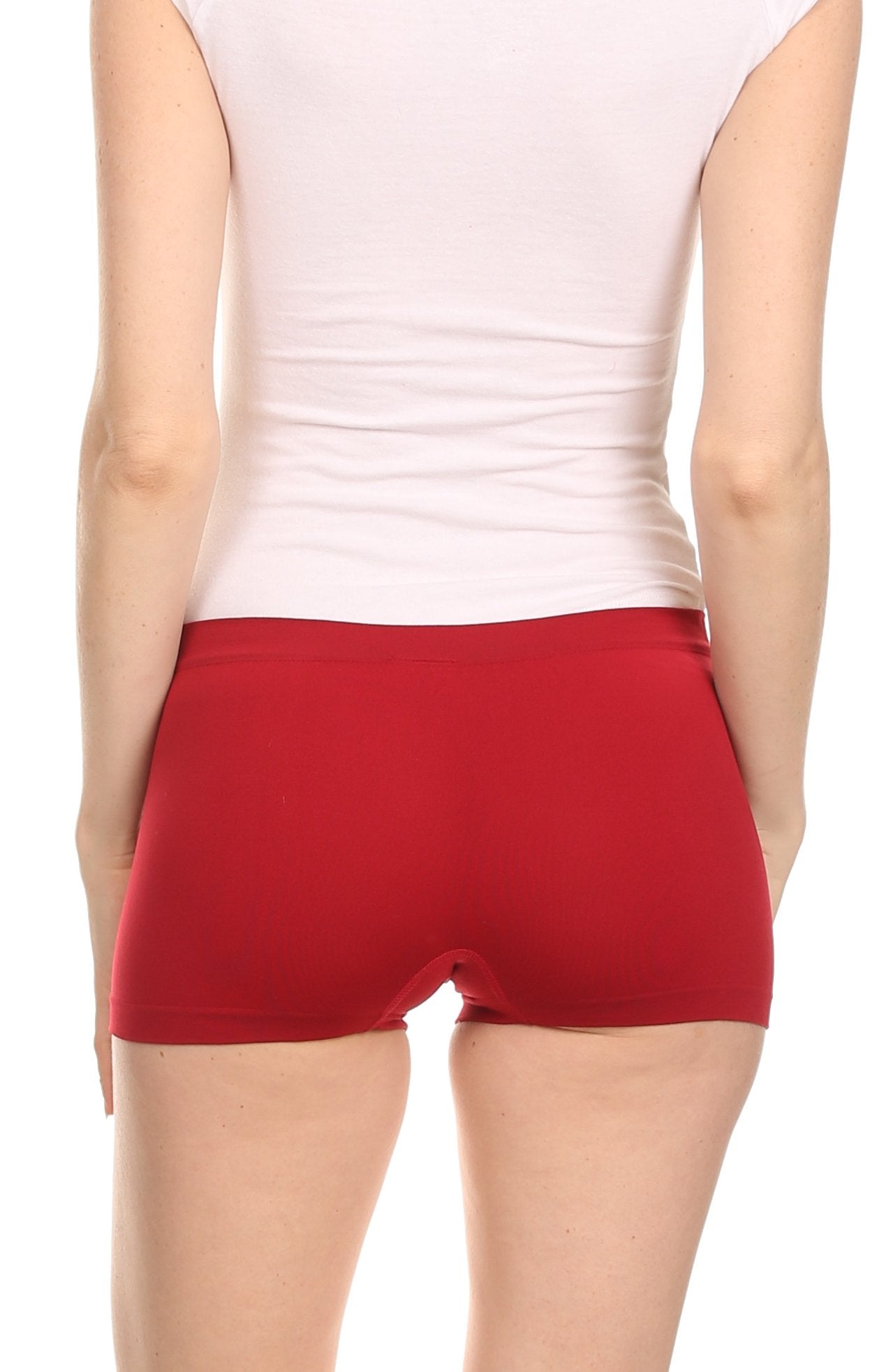 Braguitas Sakkas elásticas sin costuras para mujer (paquete de 6)