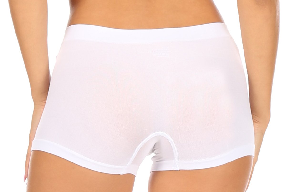 Braguitas Sakkas elásticas sin costuras para mujer (paquete de 6)