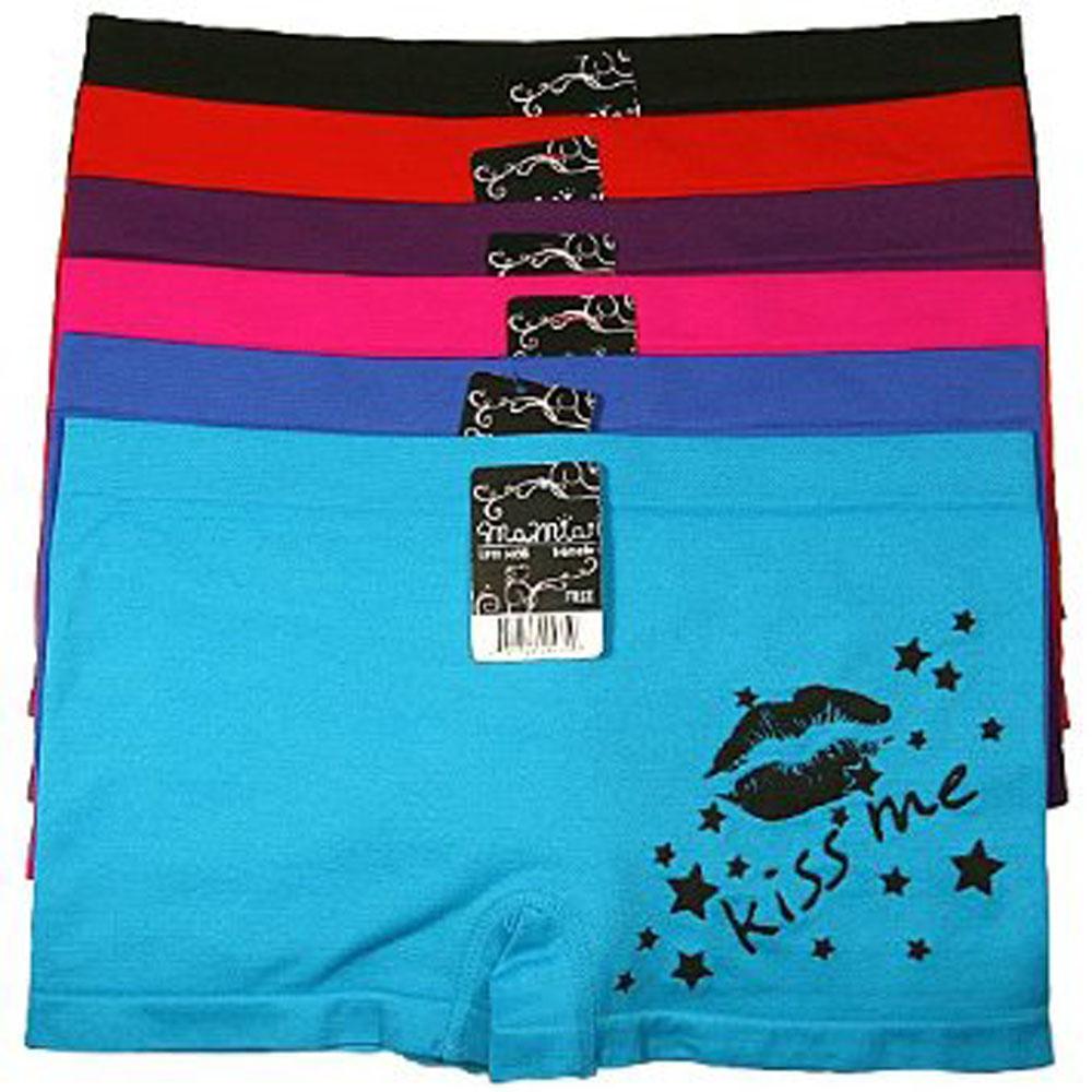 Braguitas Sakkas elásticas sin costuras para mujer (paquete de 6)