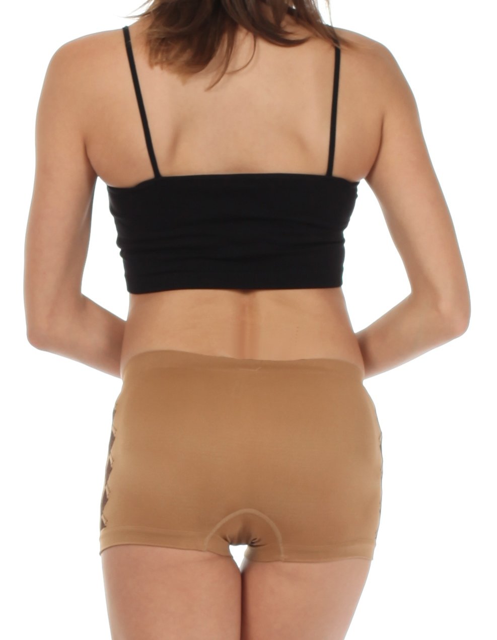 Braguitas Sakkas elásticas sin costuras para mujer (paquete de 6)