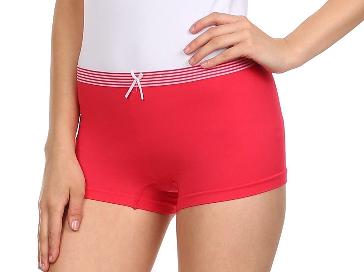 Braguitas Sakkas elásticas sin costuras para mujer (paquete de 6)