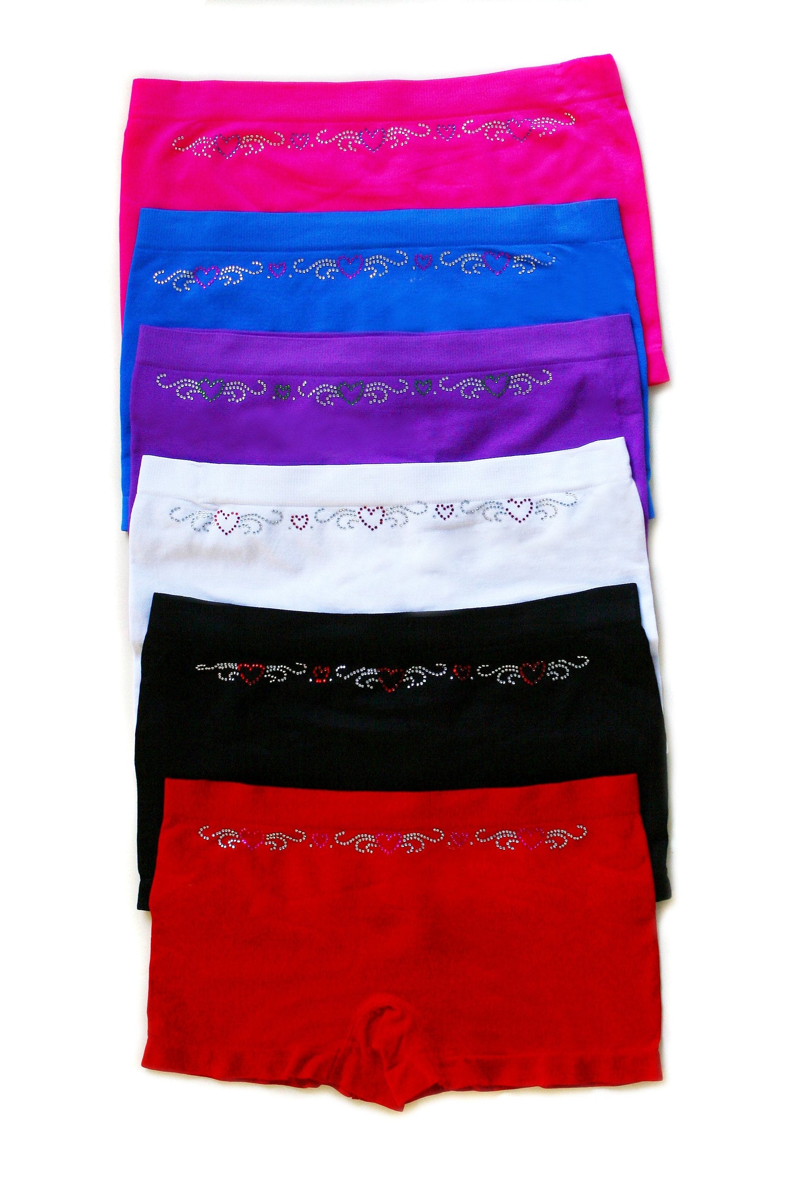 Braguitas Sakkas elásticas sin costuras para mujer (paquete de 6)