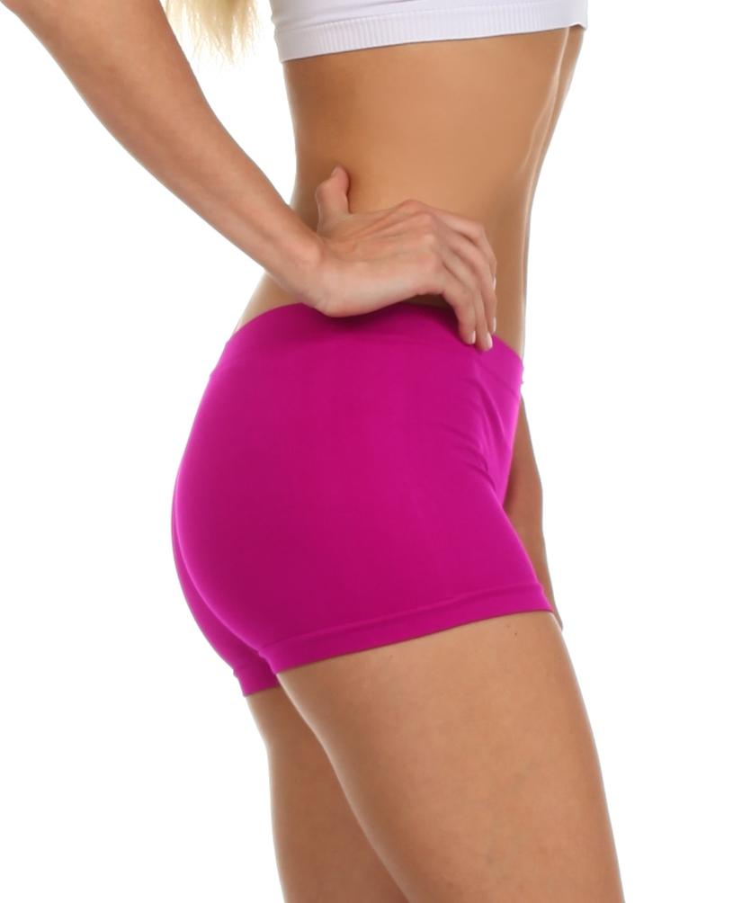 Braguitas Sakkas elásticas sin costuras para mujer (paquete de 6)