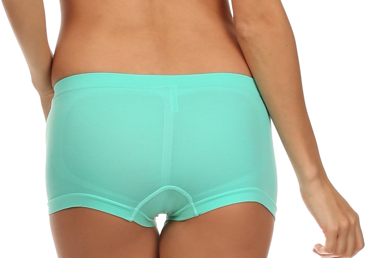 Braguitas Sakkas elásticas sin costuras para mujer (paquete de 6)
