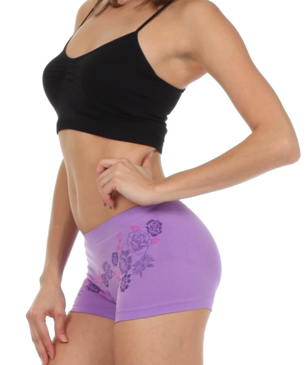 Braguitas Sakkas elásticas sin costuras para mujer (paquete de 6)