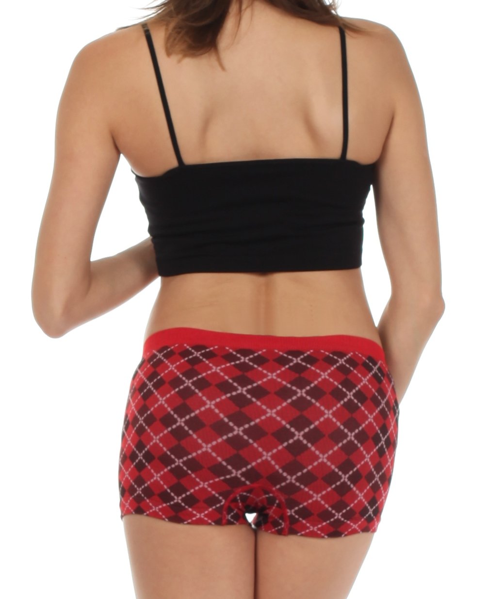 Braguitas Sakkas elásticas sin costuras para mujer (paquete de 6)