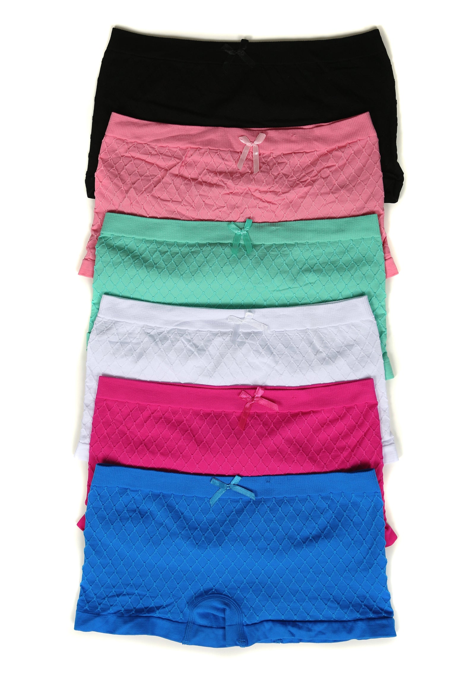 Braguitas Sakkas elásticas sin costuras para mujer (paquete de 6)
