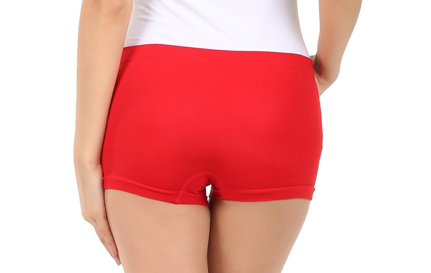 Braguitas Sakkas elásticas sin costuras para mujer (paquete de 6)