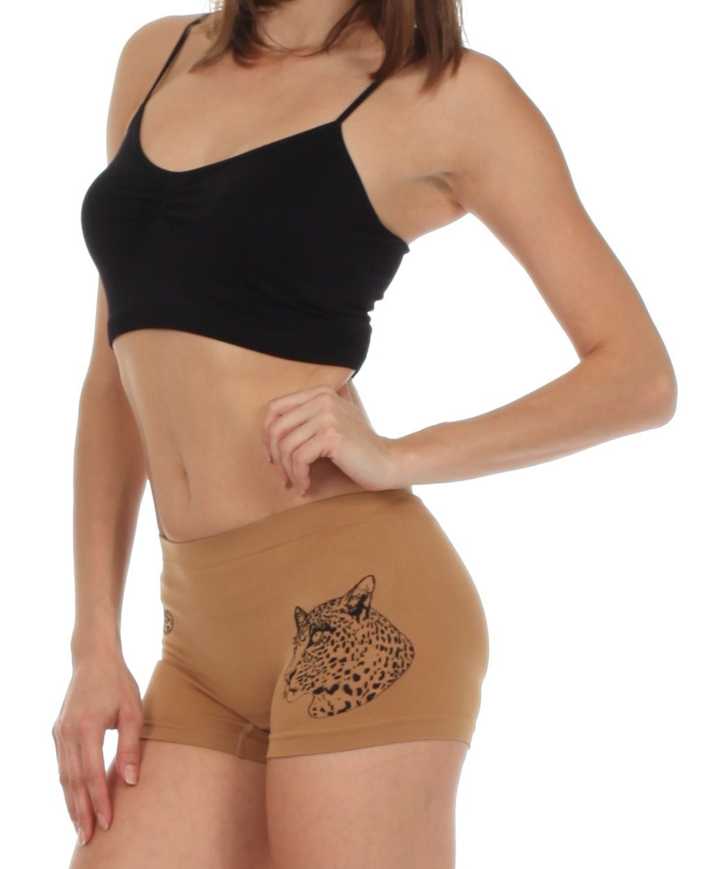 Braguitas Sakkas elásticas sin costuras para mujer (paquete de 6)