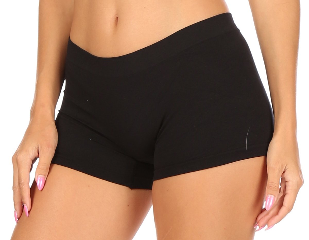 Braguitas Sakkas elásticas sin costuras para mujer (paquete de 6)