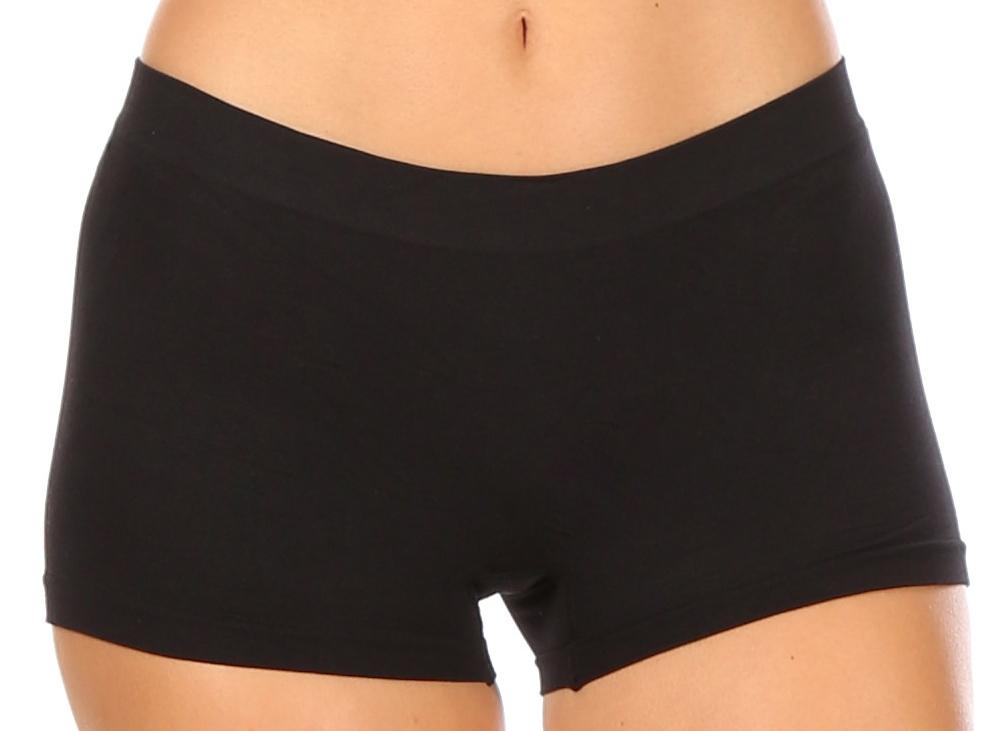 Braguitas Sakkas elásticas sin costuras para mujer (paquete de 6)