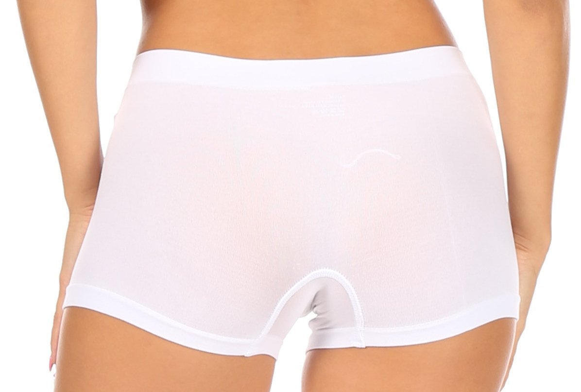 Braguitas Sakkas elásticas sin costuras para mujer (paquete de 6)