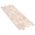Ivory Ledger 3D Panel 6"x24" Natural Travertine Wall Tile - Full Truckload