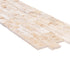 Ivory Ledger 3D Panel 6"x24" Natural Travertine Wall Tile - Full Truckload