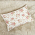 DaDa Bedding Hint of Mint Dainty Cottage Floral Roses Cotton Fitted Sheet w/ Pillow Case (3036)