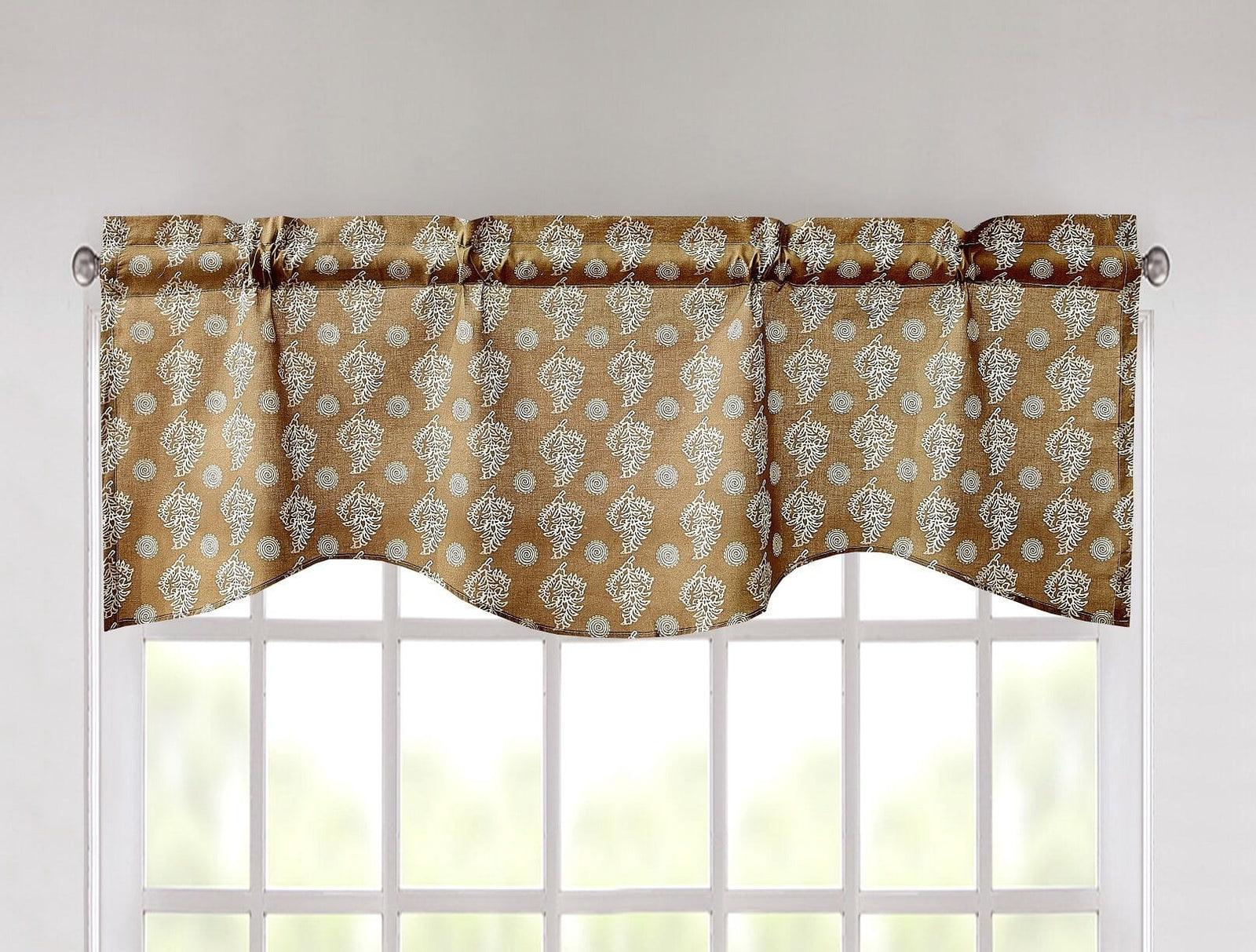 DaDalogy Bedding Bed in a Bag Bundle Set - Bohemian Paisley Dreams Floral Olive Brown Patchwork Bedspread Set (JHW885)