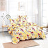 DaDa Bedding Bed in a Bag Bundle Set - Radiant Sunshine Yellow Hummingbirds Floral Bedding Set (JHW-925)