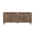 Mueble de TV de 58" con 2 puertas de madera y ratán