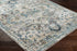 Alfombra lavable gris y azul Cabacungan