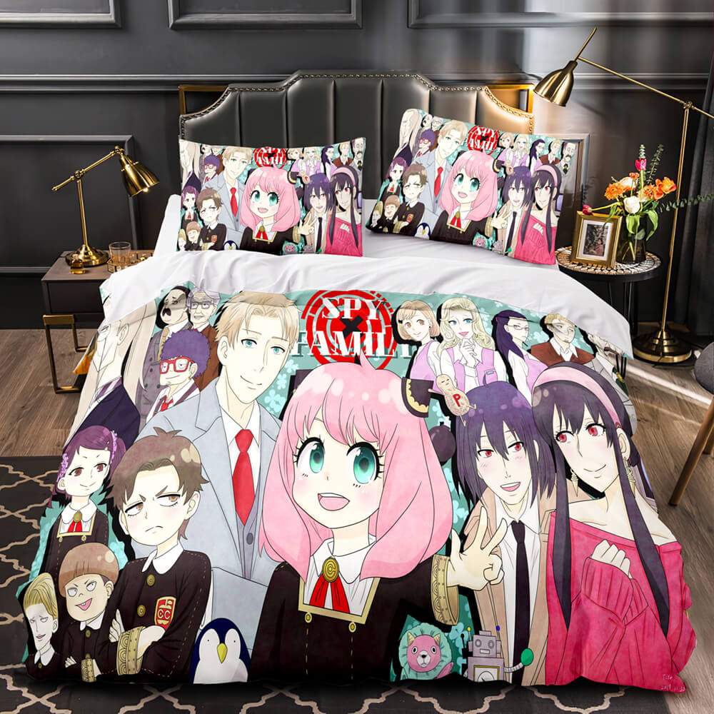 Japan Comics SPY×FAMILY 2022 Bedding Set Quilt Cover Without Filler