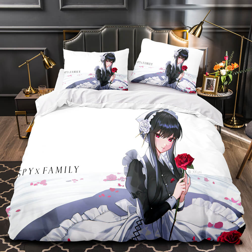 Juego de cama con funda de edredón y relleno de la serie Japan Comics SPY×FAMILY 2022