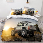 Juego de ropa de cama con funda de edredón para vehículo todoterreno Jeep 4X4