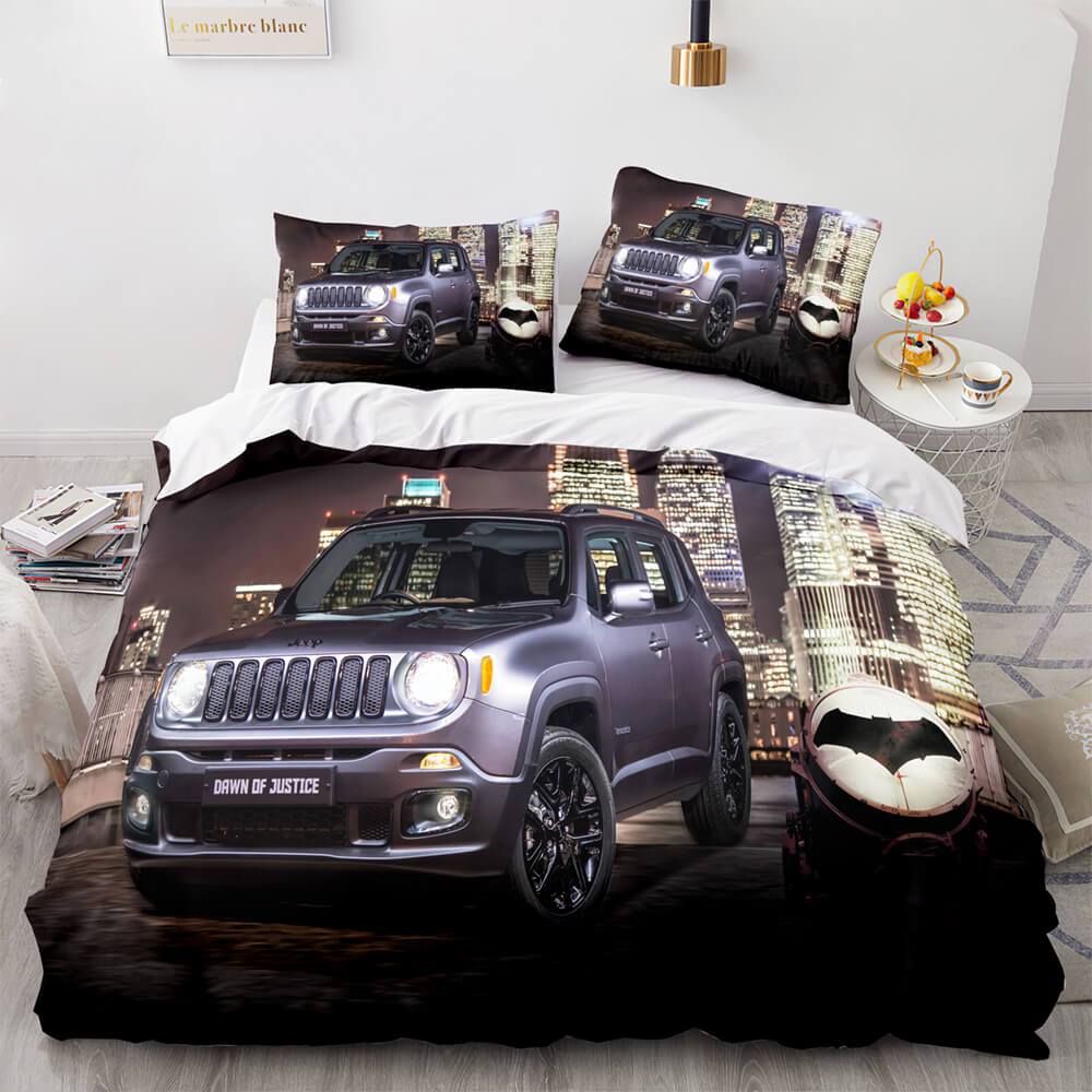 Juego de ropa de cama con funda de edredón para vehículo todoterreno Jeep 4X4
