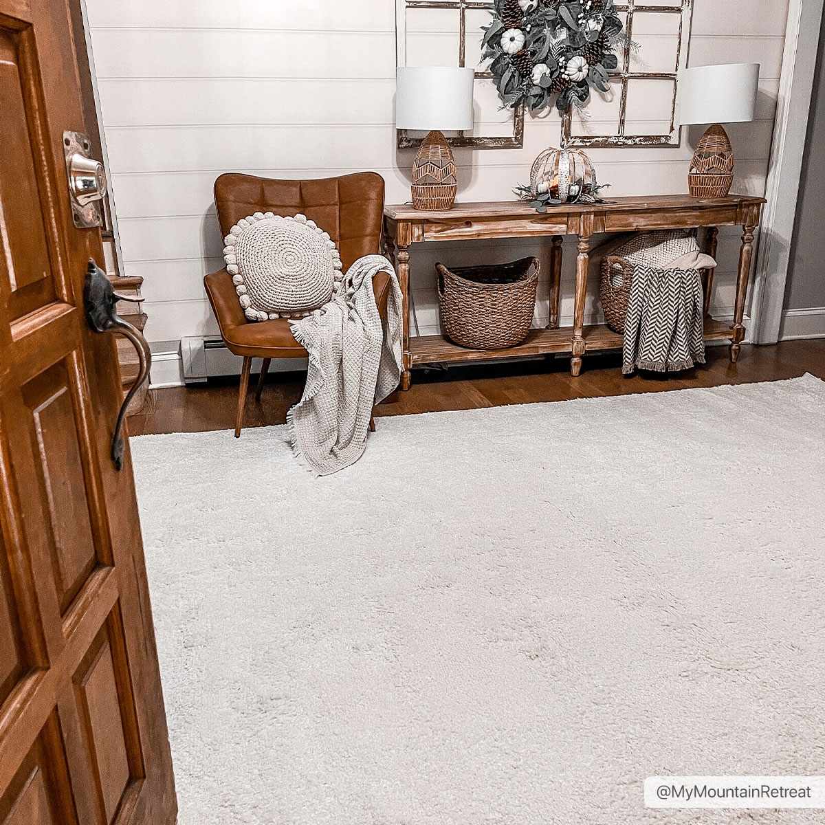 Alfombra lavable Judy White