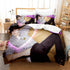 Juego de cama con funda de edredón y diseño de cosplay de Justin Bieber para decoración de habitación