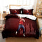 Juego de cama con funda de edredón y diseño de cosplay de Justin Bieber para decoración de habitación