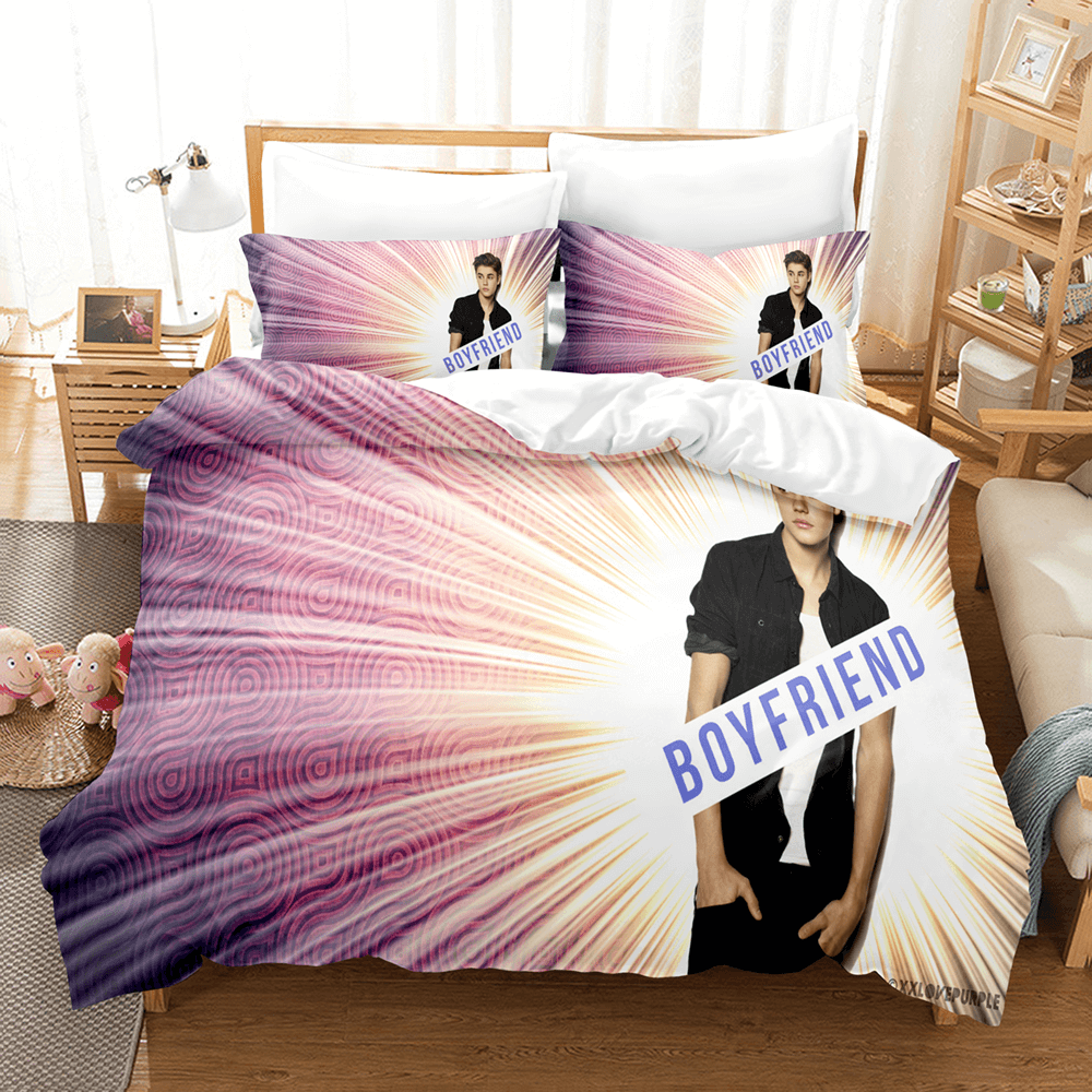 Justin Bieber Cosplay Bedding Set Quilt Cover Room Decoration