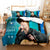 Juego de cama con funda de edredón y diseño de cosplay de Justin Bieber para decoración de habitación
