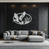 Flying Duck Metal Wall Art - Steel Wall Decor for Home and Cabin - KAF007