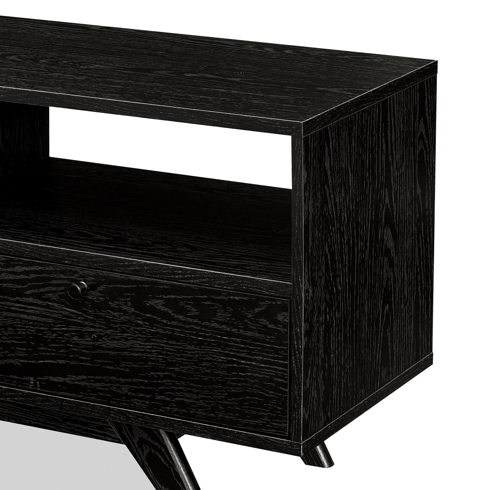 Mueble de TV moderno de tres puertas Kela de mediados de siglo