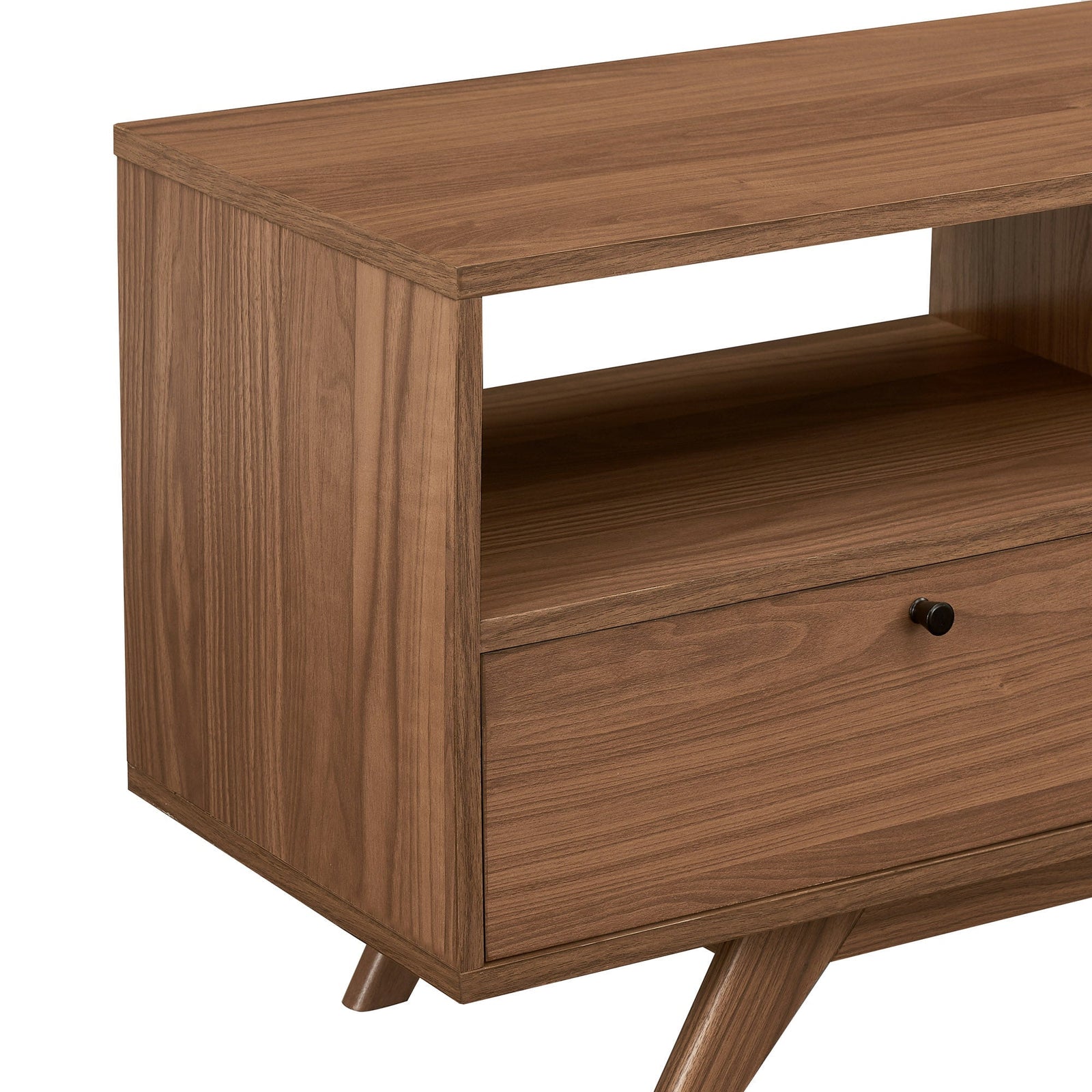Mueble de TV moderno de tres puertas Kela de mediados de siglo