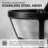 Universal Replacement Coffee Filter for 5-Cup Coffee Makers, KFPF05