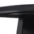 Mesa de comedor con pedestal de madera maciza redonda Koa de 48"