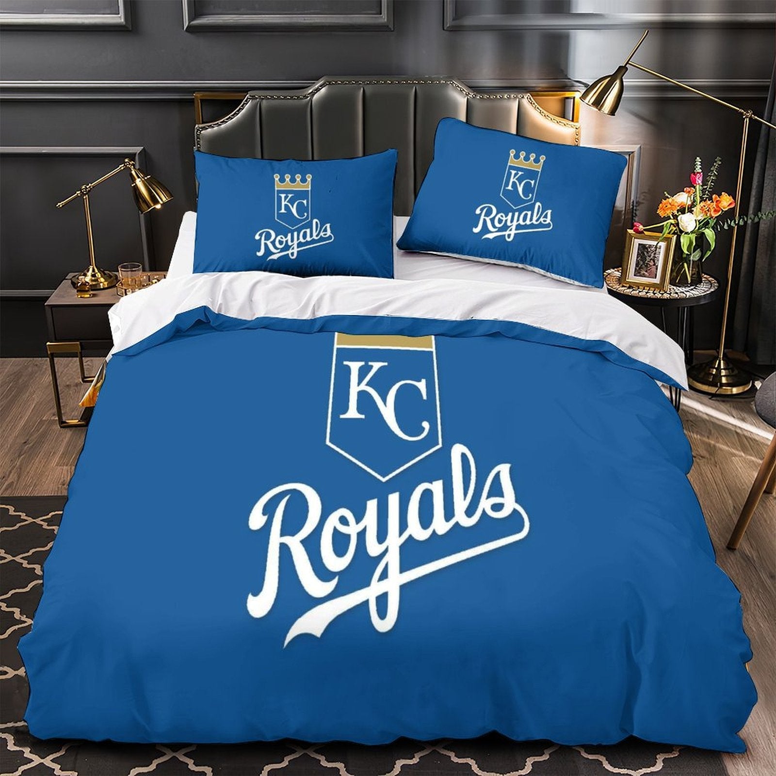 Juego de cama Kansas City Royals con funda de edredón y relleno