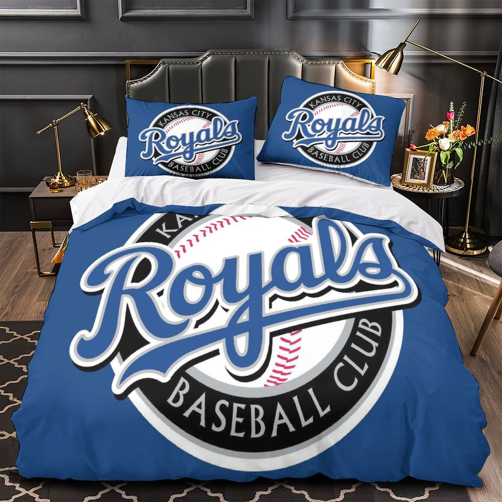 Juego de cama Kansas City Royals con funda de edredón y relleno